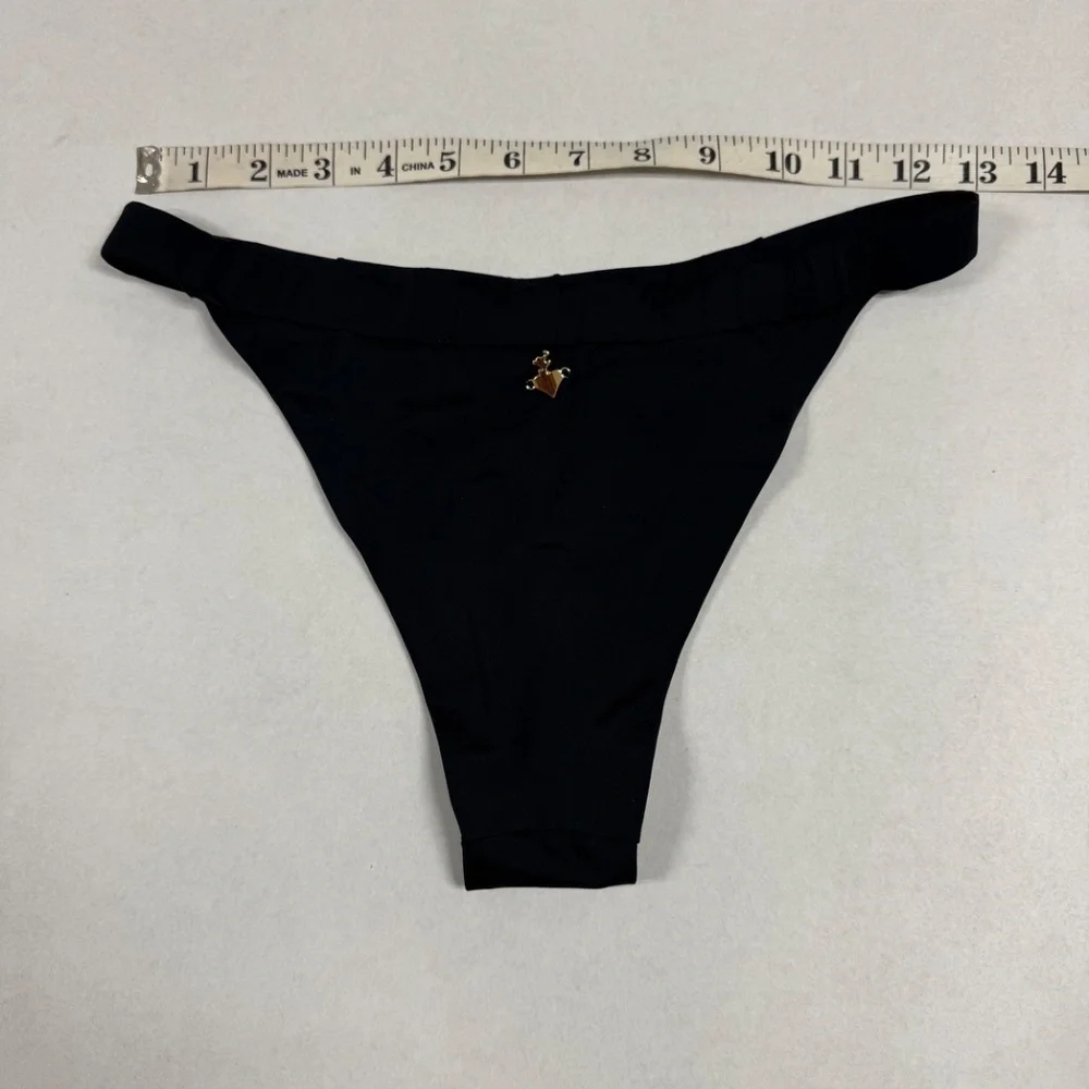 Sugarfree Black Bikini Bottom - Size S.